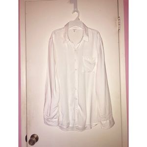 WHITE BUTTON UP DRESS 💕💓